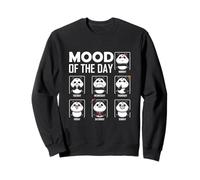 Panda Mood of the Day Funny Weekday Emotion Kawaii Cute Sweatshirt
