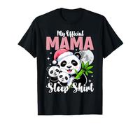Panda Mother & 2 Cubs Official Mama Sleep Mother's Day T-Shirt
