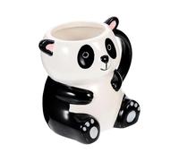 Panda Mug - Novelty Tea Cup, Decorative Aesthetic, Handmade Special Mug with Smooth, Shiny | Microwave and Dishwasher Safe Stoneware, Small Size