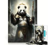 Panda Mystical 1000 Piece Jigsaw Puzzle for Teenagers Memory Gain Soothing Fun Design Assembly Elegant Gift (38x52cm)