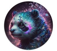 Panda Mythological Puzzle 1000 Pieces Jigsaw 1000 Pieces Round Puzzles for Adults DIY Art Decor, 67.5x67.5cm