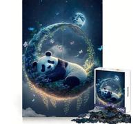 Panda Naps 1000 Piece Jigsaw Puzzles for Adults Jigsaw Fine Logic Toy Quiet Fun Neat Edge Memorable Gift (38x52cm)