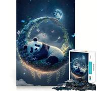 Panda Naps 1000 Piece Jigsaw Puzzles for Adults Jigsaw Fine Logic Toy Quiet Fun Neat Edge Memorable Gift (38x52cm)