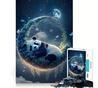 Panda Naps Jigsaw Puzzles for Adults 1000 Mind Exercise Toy Relax Time Design Assembly (50x75cm)