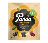 Panda ® | Natural Liquorice Mix | Licorice Sweet Made with Natural Flavours | Mix of Six Delicious Flavours | The Real Taste of Liquorice Sweets Since 1927 | 170 G