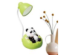 Panda Night Light - Panda Reading Lamp, Animal Night Light Ornament | Rechargeable LED Reading Desk Lamp with Tray, 3 Light Modes, Panda Night Light Ornament