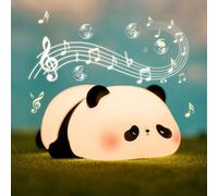 Panda Night Light with White Noise, Sound Machine as a Sleep Aid for Babies, 4 Soothing Sleep Sounds, Timer/Dimmable Silicone Animal Night Light for Babies & Children Gift