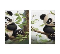 Panda on The Tree Branch Passport Card Holder Travel Passport Covers Case Pu Passport Book Cover Passport Wallet Cover Case Passport Protective Cover Unisex Passport Protector, style, 20.3x13.8cm