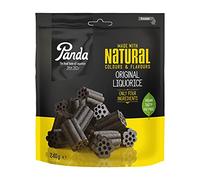 Panda Original Liquorice Vegan Vegetarian Natural Liquorice Sweets 240g (Pack of 6)