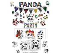 Panda Party: A pandastically playful educational colouring book where coloring meets laughter, learning… and bamboo - one panda at a time!