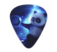 Panda Pattern Guitar Plectrums, 12 Pcs Lightweight Guitar Plectrums, 0.46mm/0.71mm/0.96mm Thickness For Acoustic Guitar Acoustic Electric Guitar Ukulele Bass