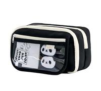 Panda Pencil Case - Cute Animal Design Stationery Organizer | Large Capacity, Zipper Closure, Durable and Lightweight, Perfect for School, Office and Travel, Perfect for Kids and Adults, Easy to Clean