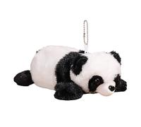 Panda Pencil Organiser, Pen Bag, Plush Zip Bag with Charming Panda Theme for Storing Eraser Rulers Markers, Great Supply Holder for the