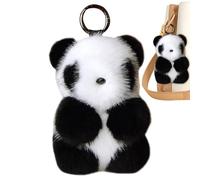 Panda Pendant Charm, Plush Panda Keychain | Bag Pendant - Hanger for Backpacks, Bag Charm, for Kids, Cuddly Decorations, Men, Women, Family, Coworkers
