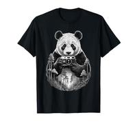 Panda Photographer Forest Nature Wildlife Adventure T-Shirt