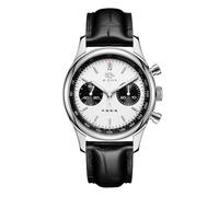 Panda Pilot Chronograph 40mm 1963 Original ST1901 Movement Men's Mechanical Watch Manual Winding Sapphire Luminous Men's Watch Swanneck, df 40mm no Swanneck