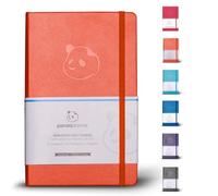Panda Planner - Daily Planner, Calendar and Gratitude Journal to Increase Productivity, Time Management & Happiness - Hardcover, Undated Day - Quarter Year Planner - Guaranteed (Orange)