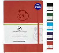 Panda Planner Pro 2025 Undated Daily Planner with Hourly Schedule 8.5"x11" - To Do List Notepad, Daily Journal, Goal Planner, Habit Tracker, Gratitude Journal - Home/Office Supplies - Orange