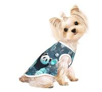 Panda Playing in a Pool Cute Dog Clothes,Dog T Shirt for Small Dogs Girl Boy.Pet Pullover Jumper,Cat Clothes,Suitable for Small Pets