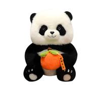 Panda Plush Animal | Animal Plush Pillow | Adorable Zoo Nursery Plush Pillow, Cuddly Animal Plush Pillow Holding Khaki For, Adults and Girls