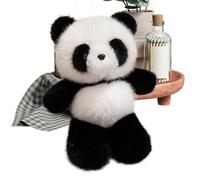 Panda Plush, Elephant Plush Stuffed Animal Dolls, Huggable Home Decor for Kids Boys Girls Bedroom Living Room Office Travel Car Window Shelf Tabletop Sofa Bed Nightstands Birthday