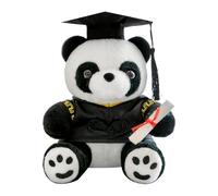 Panda Plush Graduation - Particular Design Doll, Cute Stuffed Animal With Cap, Scroll Certificate | Imaginative Adventures For 2025, Elementary School, High College Student, Kids Keepsake Celebration