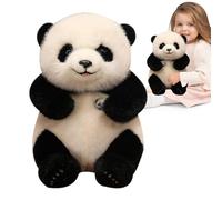 Panda Plush - Panda Cartoni Panda Cushion | Soft Animal Plux Doll Bear War Dark Cushion Aesthetic Cutting Room Decoration for Small Guys Sleep Girls
