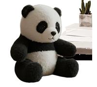 Panda Plush | Panda Doll,Soft Realistic Doll for Emotional Comfort Stress Hug Support Student Psychology Classroom Nursery Decor Birthday