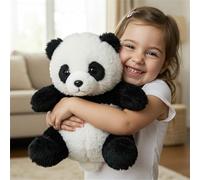 Panda Plush Toys, Emotional Healing On Demand, Realistic Panda Plush For Emotionals Support, Ultra-Soft Furs And Hug-Like Design, Realistic Emotional Companion Toy For Soothing Sleep