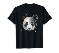 Panda Polygon Art Animal Abstract Geometric Shape Art T-Shirt