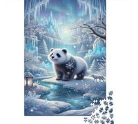 Panda Premium 1000 Pieces Thick Cardboard Puzzle Ice Kingdom Kids 12+ Anxiety Relief Indoor Activity Idea 70x50cm/1000pcs