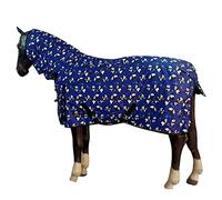 Panda Print Combo Turnout Rug - Waterproof Breathable Horse Travel Rug with Neck and Surcingles -Cob Full Protective Riding Fly Sheet for Fields Yard And Stable 200g