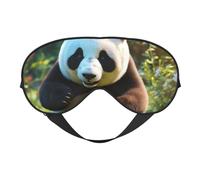 Panda Print Eye Mask,Silk-Like Sleep Mask,Night Sleeping Mask for Men Women,for Sleep Relaxation