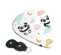 Panda Printed Guitar pick Guitar Plectrums for Acoustic Guitar Electric Guitar Bass Guitar - Guitar Accessories - 6 Pack 0.96mm