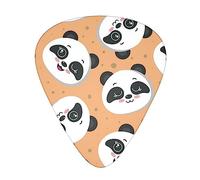 Panda Printed Guitar Picks Personalized Guitar Plectrums 12 Pcs For Acoustic Guitar Electric Guitar And Bass Bulk Guitar Pick One Size