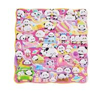 Panda Puffy Stickers - 2-Piece 3D Embossed Panda Decals for Notebooks Journals, Cute Relief Stationery Stickers Scrapbooking, Planners Phone Cases, Creative Pandas Gift for Kids Adults