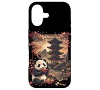 Panda Ramen Mount Fuji Pagoda Tower Sakura Panda Noodle Bowl Case for iPhone 17