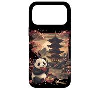 Panda Ramen Mount Fuji Pagoda Tower Sakura Panda Noodle Bowl Case for iPhone 17 Pro Max