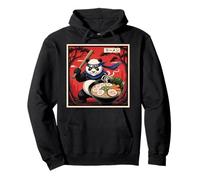 ラーメン Panda Ramen Noodle Japanese Ninja Pullover Hoodie