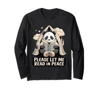 Panda Reading Please Let Me Read in Peace Long Sleeve T-Shirt