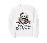 Panda Reading Please Let Me Read In Peace Sweatshirt