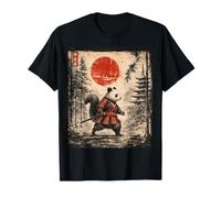 Panda Ronin Samurai Vintage Japanese Design for Men Women T-Shirt