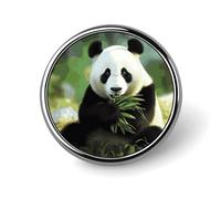 Panda Round Badge Cute Brooch Hats Jackets Decor Personalized Lapel Pin Clothing Jewelry Accessories for Wedding Party Gift