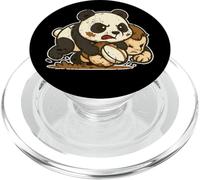 Panda Rugby tackle Cartoon PopSockets PopGrip for MagSafe