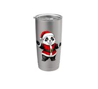 Panda Santa Claus Stainless Steel Insulated Tumbler