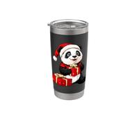 Panda Santa Claus Stainless Steel Insulated Tumbler