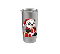 Panda Santa Claus Stainless Steel Insulated Tumbler