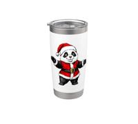 Panda Santa Claus Stainless Steel Insulated Tumbler