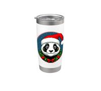 Panda Santa Claus Stainless Steel Insulated Tumbler