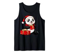 Panda Santa Claus Tank Top